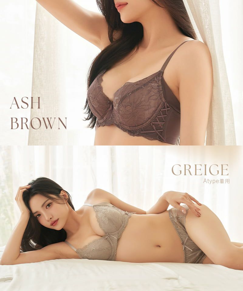 EFGカップ】《BraJelly》ピオニーレースアップブラ＆ショーツ | 【公式