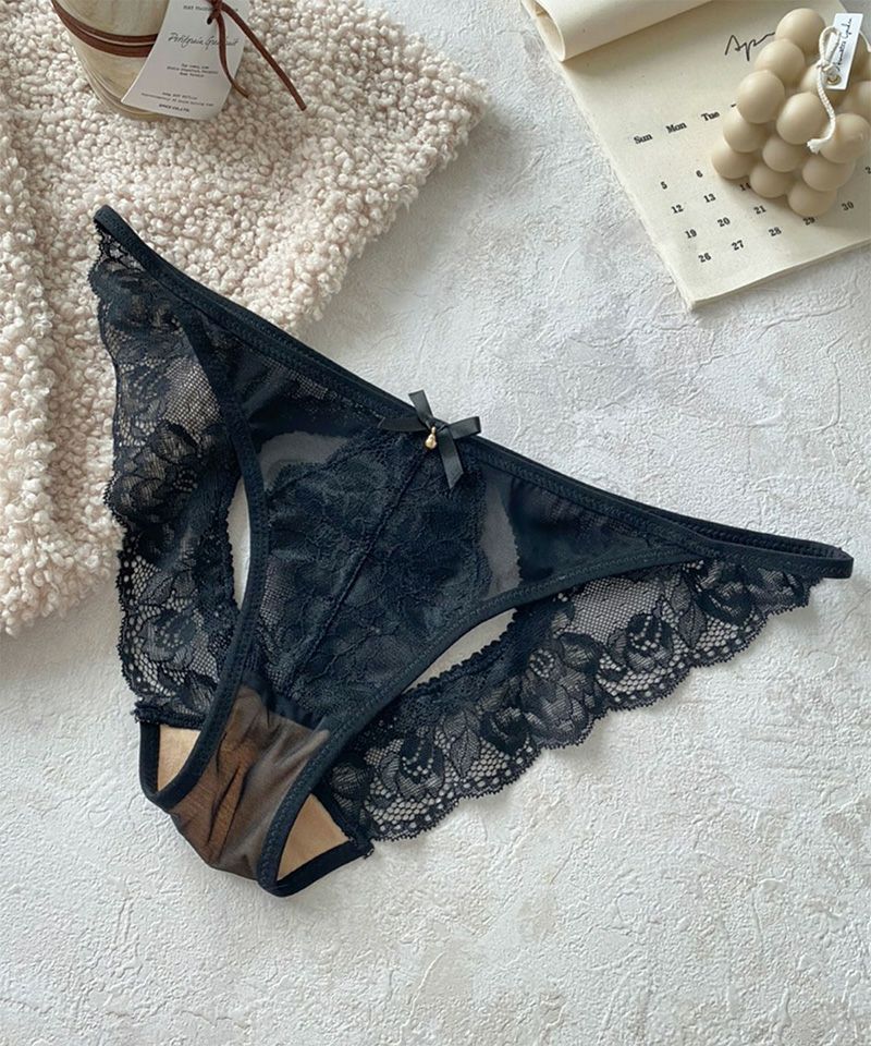 フルールレースハートバックオープンショーツ【ショーツ単品