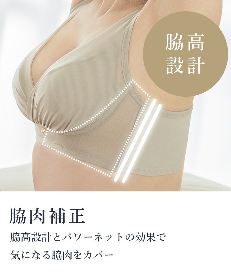 24H使えるナイトブラ」チュールノンワイヤーブラ&ショーツ 24H使えるナイトブラ」チュールノンワイヤーブラ&ショーツ